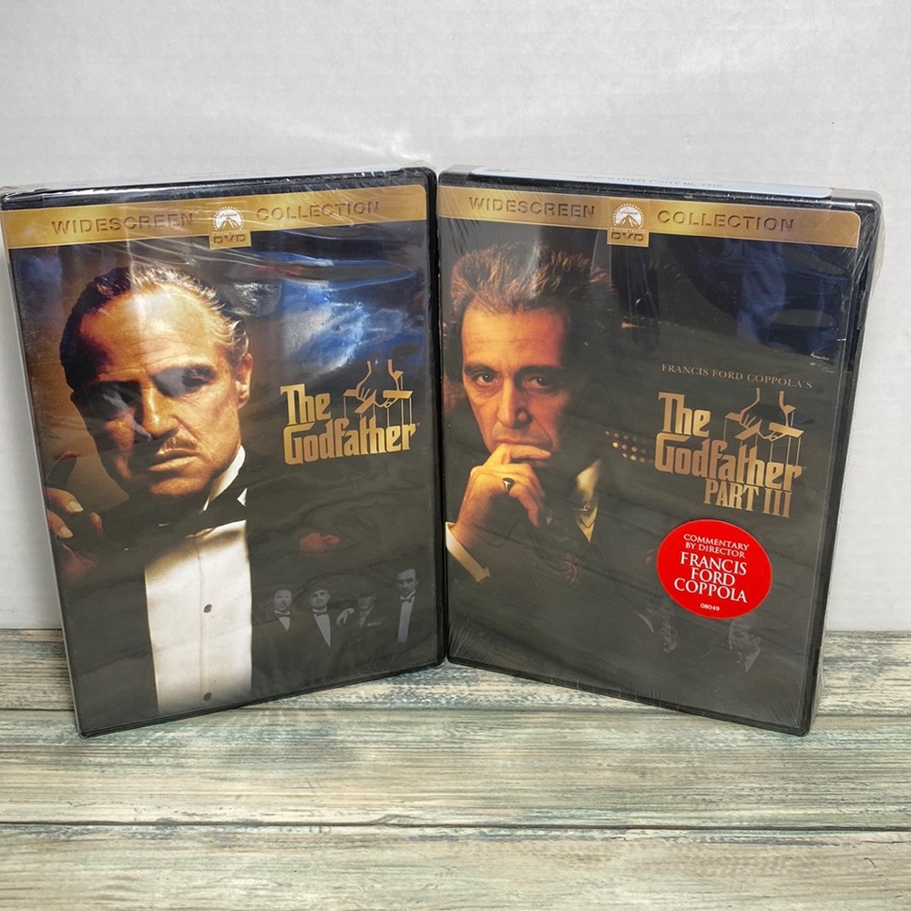 The Godfather & Godfather Part III - DVD - Al Pacino - Brand New Sealed (2)